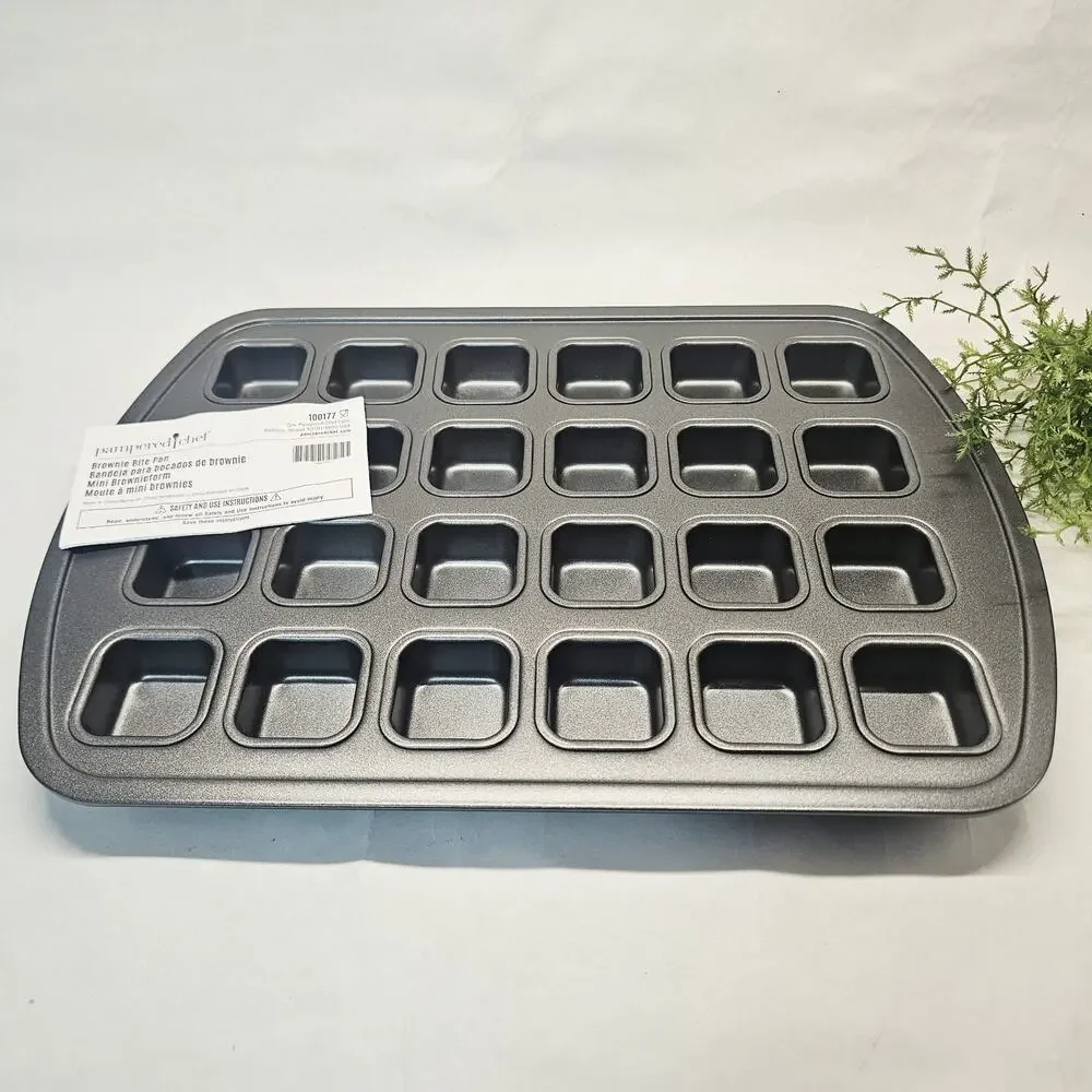 Pampered Chef Brownie Bite Nonstick Baking Pan 24 Mini Brownies 100177 NEW